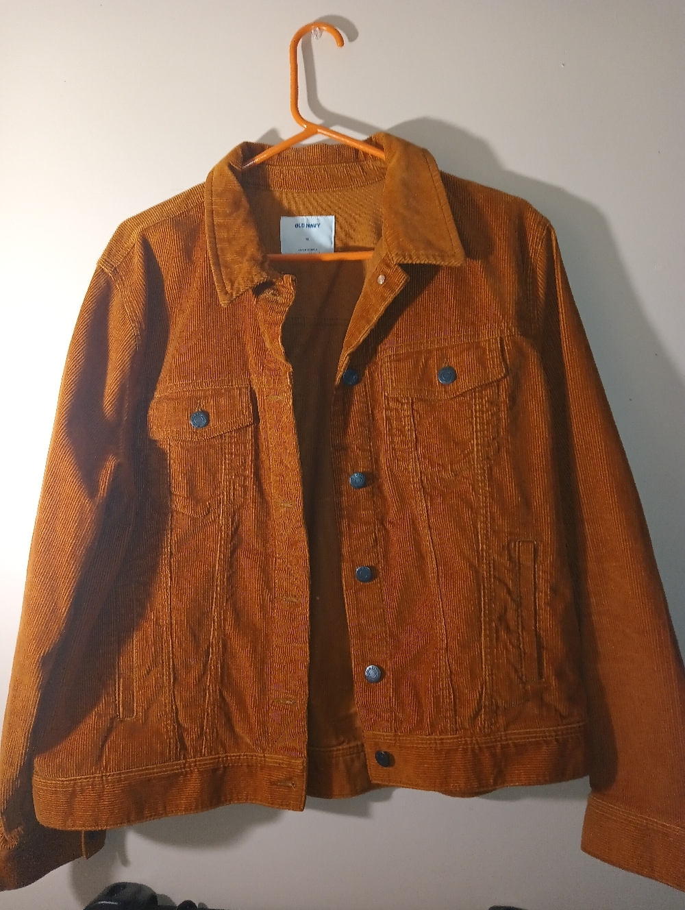 Corduroy Jacket in Rust Brown